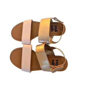 Zoe & Zac Glitter Pink Girls Shoes Sandals SZ 13